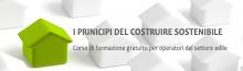 I principi del costruire sostenibile: corso gratuito per operatori del settore edile